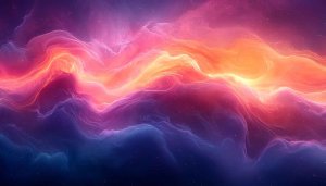 Colorful Galaxy Space Wallpaper, Aurora Nebula Sky, Stars, Desktop Background