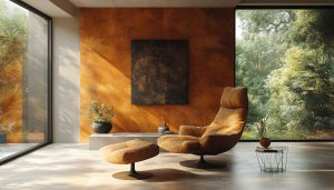 Stylish Interior Design Wallpaper: Modern Living Room 4k Wallpaper