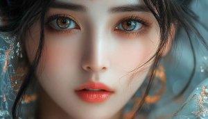 Beautiful Asian Woman Portrait Wallpaper, Aesthetic Girl 4K Wallpaper