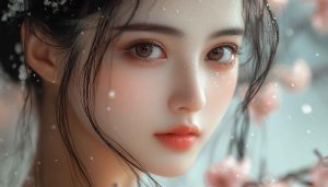Anime Girl Wallpaper: Beautiful Woman Eyes, Digital Art, 4k