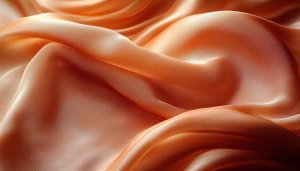 Peach Silk Fabric Wallpaper, Abstract Textile Background for Desktop