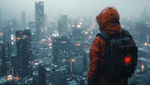 Cyberpunk Cityscape Wallpaper: Futuristic Urban Adventure in 4K