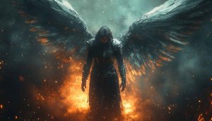 Dark Angel Wallpaper: Fantasy Art, 4K Wallpaper, Phone Wallpaper