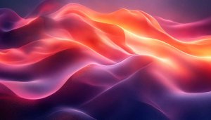 Abstract Gradient Waves Wallpaper: Desktop Backgrounds, 4k Wallpaper, Laptop Wallpaper