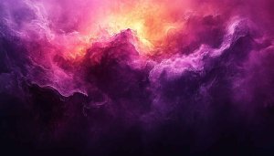 Nebula Cloud Wallpaper: 4K Abstract Space Background for Desktop