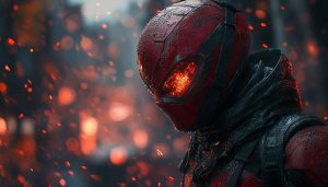 Spider-Man Wallpaper: Red Suit, Glowing Eyes, Marvel Superhero, 4k