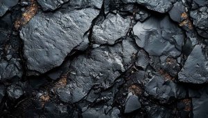 Black Stone Wallpaper, Rock Texture for Desktop & Phone Background