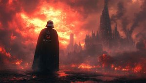 Epic Darth Vader Star Wars Wallpaper for Desktop and Mobile