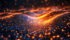 Abstract Sparkle Wallpaper, 4K Resolution Glowing Particles for Desktop