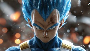 Vegeta Wallpaper: Super Saiyan Blue for Desktop & Mobile