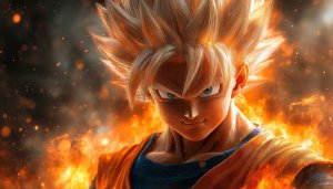 Goku Super Saiyan Wallpaper, Dragon Ball Z, Anime Wallpaper Art