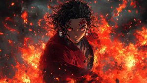 Demon Slayer Tanjiro Anime Wallpaper 4K, Ultra HD Background