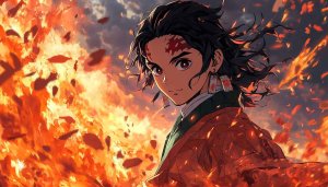 Tanjiro Kamado Demon Slayer Anime Wallpaper HD 4K