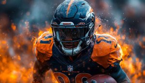 NFL Wallpaper: Denver Broncos Football Player 4K for Desktop & Mobile