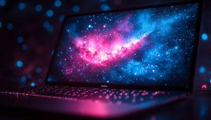 Galaxy Laptop Wallpaper - Stunning Nebula Background for Desktop