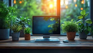 Plant Desktop Wallpaper: Nature Inspired Workspace Backgrounds for Computer Screens