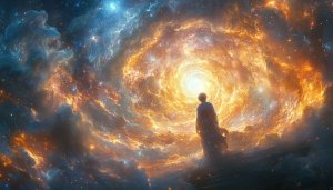 Cosmic Galaxy Wallpaper: Spiritual Journey to the Stars 4K