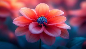 Coral Flower Wallpaper: Aesthetic Blossom for Desktop, Laptop, Phone