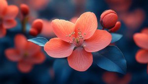 Peach Flower Wallpaper: Spring Blossom Bloom Desktop Backgrounds