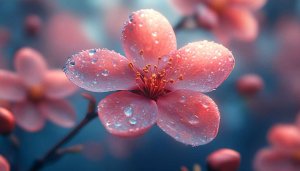 Pink Flower Wallpaper: Floral, Nature, Spring, Blossom, 4k