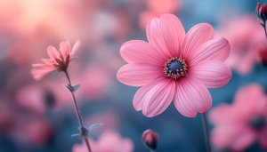 Pink Flower Wallpaper: Aesthetic Flower, Floral, Nature Photography