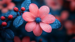 Pink Flower Wallpaper, Floral Desktop Wallpaper, Nature Wallpaper 4k