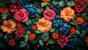 Floral Wallpaper: Roses, Hydrangeas, and Dahlias for Desktop Backgrounds