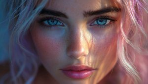 Blue Eyes Girl Wallpaper, Portrait Wallpaper, Pretty Girl Wallpaper, 4k