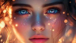 Eyes Wallpaper: Fantasy Beauty Sparkle Aesthetics for Phone and Desktop