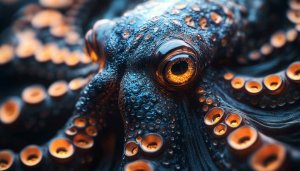 Detailed Octopus Wallpaper - Sea Creature, Ocean Animal Background