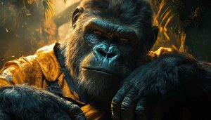 Gorilla Wallpaper: King Kong Aesthetic, 4K Wallpaper for Desktop