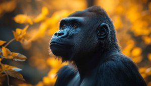 Gorilla Wallpaper, Animal Wallpaper, 4k Wallpaper, HD Wallpaper, Nature Wallpaper