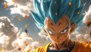 Vegeta Super Saiyan Blue Anime Wallpaper for Desktop and Mobile