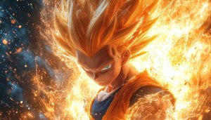 Dragon Ball Z Wallpaper: Goku Super Saiyan 4K Anime Background