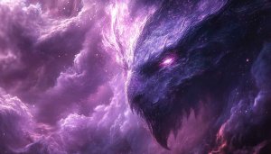 Purple Monster Nebula Wallpaper for Desktop Backgrounds in 4K