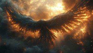 Phoenix Wallpaper - Fire Bird Art, Fantasy Art, 4K Wallpaper
