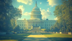 United States Capitol Wallpaper, Washington DC, Political Theme, 4K