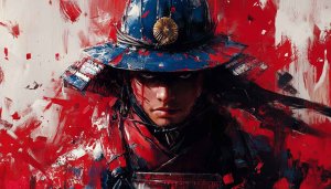 Samurai Wallpaper, Warrior Wallpaper, Japanese Culture, AI Art Wallpaper