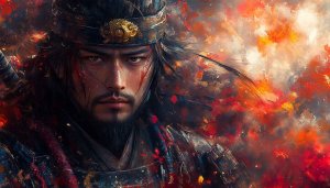 Samurai Warrior Wallpaper, Bushido Art, Japanese Art Wallpaper, HD Wallpaper