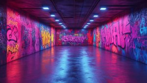 Graffiti Wallpaper, Urban Art, Street Art Wallpaper, Aesthetic Wallpaper