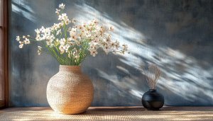 Floral Wallpaper: Aesthetic Flower Vase Wallpaper for Desktop & Mobile