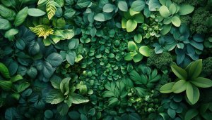 Green Leaves Wallpaper - Aesthetic Nature Background for Desktop & Mobile