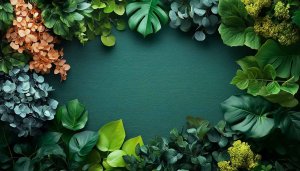 Lush Green Botanical Plant Wallpaper for Desktop and Mobile HD