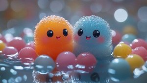 Cute Anime Jelly Wallpaper, Kawaii Backgrounds for Desktop and Mobile