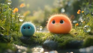 Cute Monster Wallpaper, Furry Wallpaper, Adorable Animal Wallpaper, 4k Wallpaper