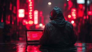 Hacker Wallpaper: Cyberpunk, Programmer, Coding, Urban, Neon, Tech Background
