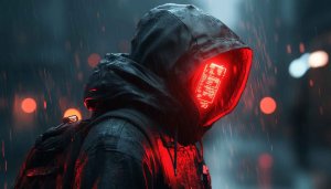 Cyberpunk Character Wallpaper, Futuristic City, Rain Wallpaper, Neon Lights