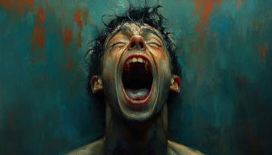 Scream Art Wallpaper, Expressionism Painting, Aesthetic Background for Desktop