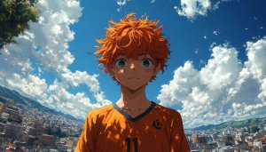 Haikyuu Anime Wallpaper, Hinata Shoyo Character, 4K Wallpaper, Haikyu!!
