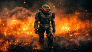 Halo Infinite Game Wallpaper: Master Chief in Action 4K